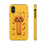 Dachshund Long Boi Kawaii Pet Dog Art Tough Phone Case