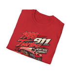 1988 Porsche 911 Turbo Slant Nose Cabriolet T-Shirt — Red Sports Car Graphic