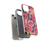 Pop Art Lips and Lightning Bolt Phone Case