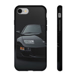 Black 300ZX Studio Front Tough Phone Case for JDM Enthusiasts