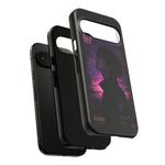 Melancholy Data Poster Phone Case, Glitch Anime Sky Tough Cover
