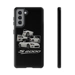 White S2000 Roadster Collage JDM Tough Phone Case Cover Gift