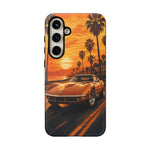 Orange Corvette C3 Stingray Sunset Palms Phone Case