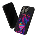 Neon Parrot Cocktails phone case | Tough Cases