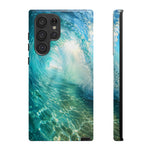Ocean Wave Tunnel Tough Case | Turquoise Surf Phone Cover