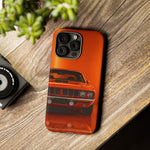 Orange Cuda Phone Case, 71 Classic Muscle Car Tough Cover