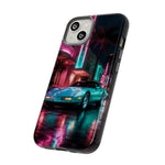1980s Sports Car C4 Miami Nights Aesthetic Tough Phone Case