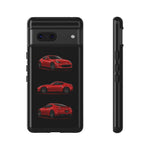 Red 370Z Sports Coupe Tough Phone Case for JDM Enthusiasts