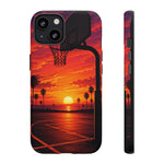 Basketball Court Sunset Phone Case | Tough Phone Case