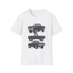 Black 1978 Chevy K10 Pickup T-Shirt | Classic Truck Illustration Tee