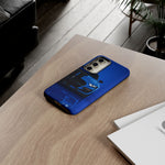 Blue Mustang Art Phone Case, GT500 American Muscle Car Tough Cover for Men