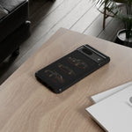 Trans Am Phone Case Black Gold, Three-View Vector Tough Cover