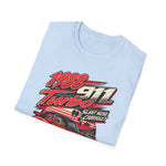 1988 Porsche 911 Turbo Slant Nose Cabriolet T-Shirt — Red Sports Car Graphic