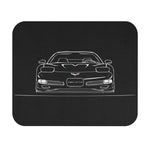 C5 Corvette Mouse Pad 1997-2004 Front View Chevy Desk Mat