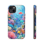 Underwater Coral Reef Phone Case | Colorful Tropical Fish Ocean Scene