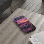 Sunset Skyline R34 Car Phone Case | Tough Phone Case
