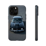 1969 Camaro SS Black Overhead Tough Phone Case Cover Gift Art