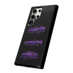 MK4 Supra Phone Case Purple, Three-View Vector Cover