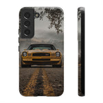 Camaro Z28 Phone Case, Gold 77 Foggy Country Road Cover