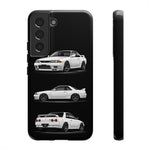 R32 Skyline Phone Case White, Three-View Vector Cover, Gift GTR Fans