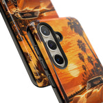Orange Corvette C3 Stingray Sunset Palms Phone Case