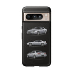 Silver Prelude Sports Coupe Tough Phone Case for JDM Fans