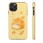 Orange Tabby Loaf Kawaii Chibi Pet Cat Art Tough Phone Case