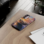Sunset Bass Fishing Boat phone case | Tough Cover