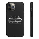 1969 Camaro Black Restomod Front Tough Phone Case Cover Gift