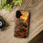 Land Cruiser FJ40 Classic 4x4 Red Rock Canyon Art Tough Phone Case