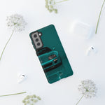 Teal Supra Phone Case, MK4 90s JDM Legend Tough Protective Cover for Men