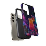 Neon Cocktail Phone Case | Retro 80s Tropical Drink Art