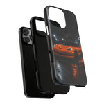 Orange C6 Neon Car Meet Tough Phone Case