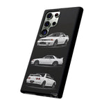 R32 Skyline Phone Case White, Three-View Vector Cover, Gift GTR Fans