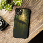 Northern Pike Fishing Phone Case, Weed Bed Silhouette Cover, Gift