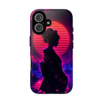 Neon Geisha Silhouette Phone Case | Tough Cover