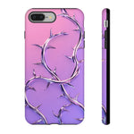 Chrome Thorn Vine Phone Case Vaporwave Tough Cover