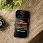 1969 GTO Judge Orange Muscle Car Tough Phone Case Cover Gift