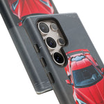 Red C8 Z06 Track Wing Tough Phone Case Cover Gift Art