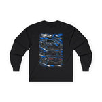 2027 C8 ZR1X Car Collage Long Sleeve Tee | Motorsport Graphic