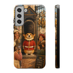 Corgi Royal Guard phone case | Cute British corgi soldier illustration