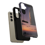 Temple Bell Sunset Phone Case Japan Zen Tough Case