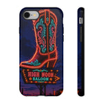 Neon Cowboy Boot phone case | High Noon Saloon design