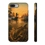 Carp Fishing Phone Case Sunrise Bowfishing Tough Cover Gift