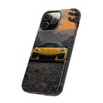 C8 Z06 Corvette Phone Case, Yellow Mountain Dusk Cover, Gift