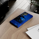 Blue Mustang Art Phone Case, GT500 American Muscle Car Tough Cover for Men