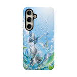 Copy of Silver Butterflies Tough Case | Blue Sky Water Droplets Phone Cover