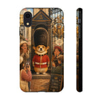 Corgi Royal Guard phone case | Cute British corgi soldier illustration