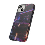 GTO Rainy Neon Arcade Tough Phone Case for Muscle Car Enthusiasts