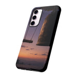 Temple Bell Sunset Phone Case Japan Zen Tough Case